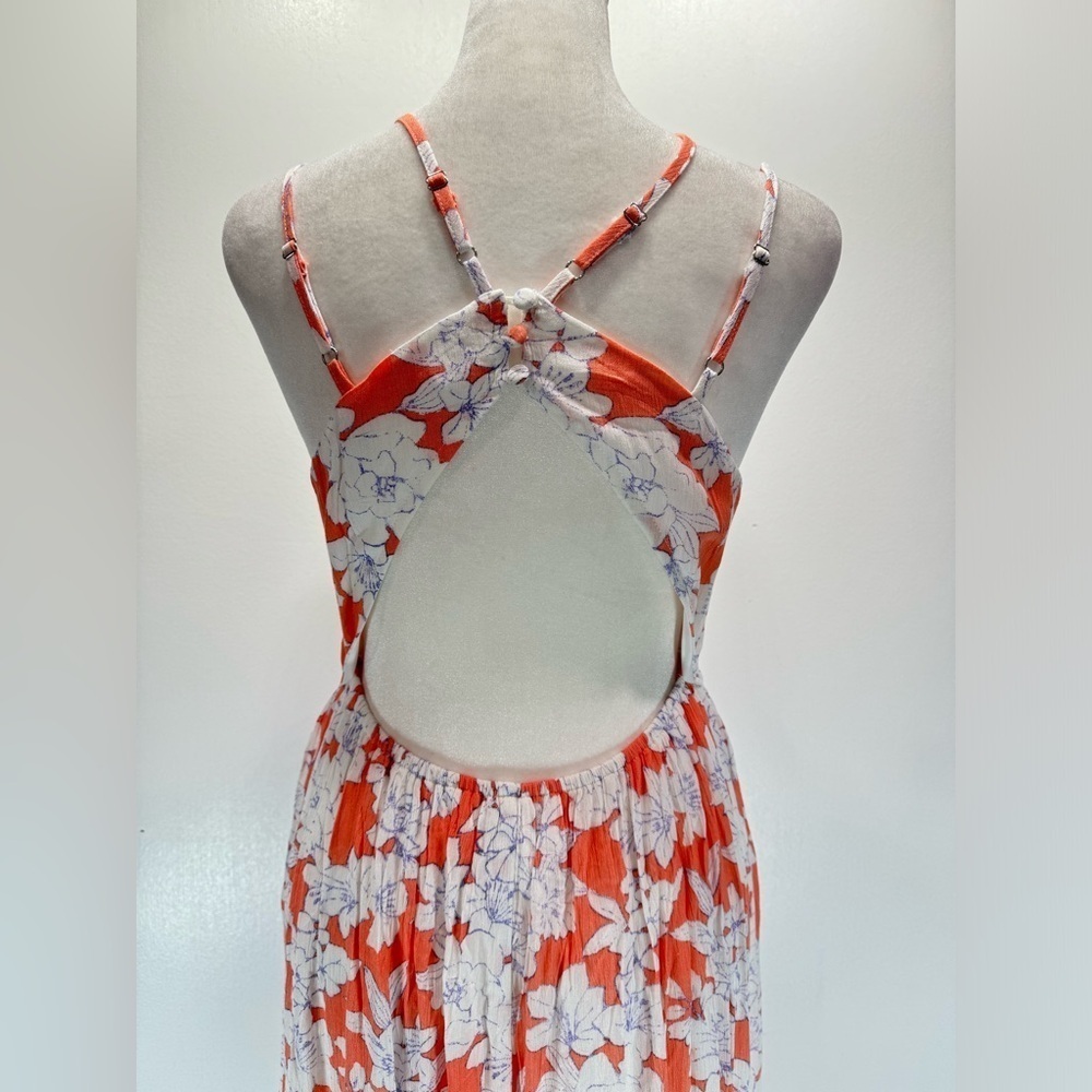 Soiéblu Crepe Floral & Lace Cutout Back Spaghetti Strap Maxi Dress from ModCloth - Picture 9 of 14